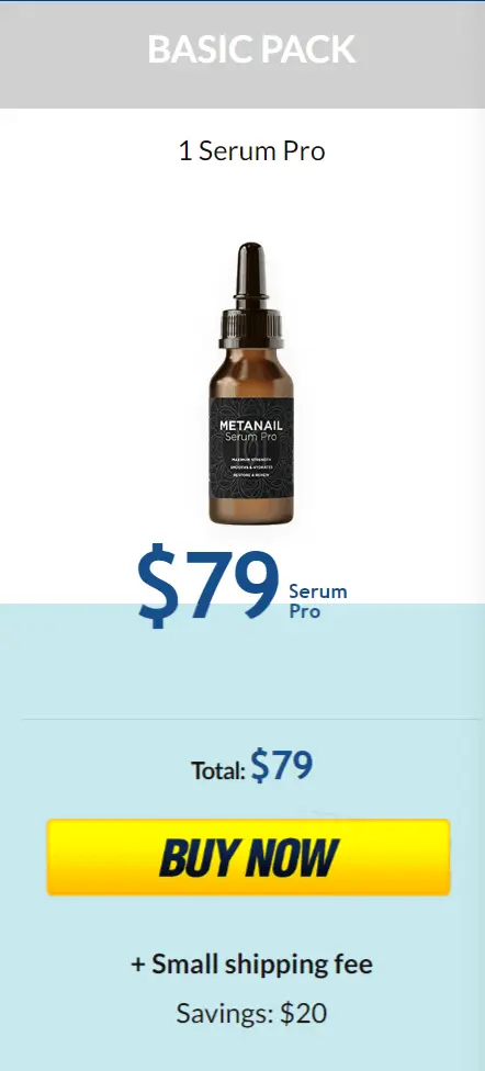 Metanail Serum Pro 1 Bottle price